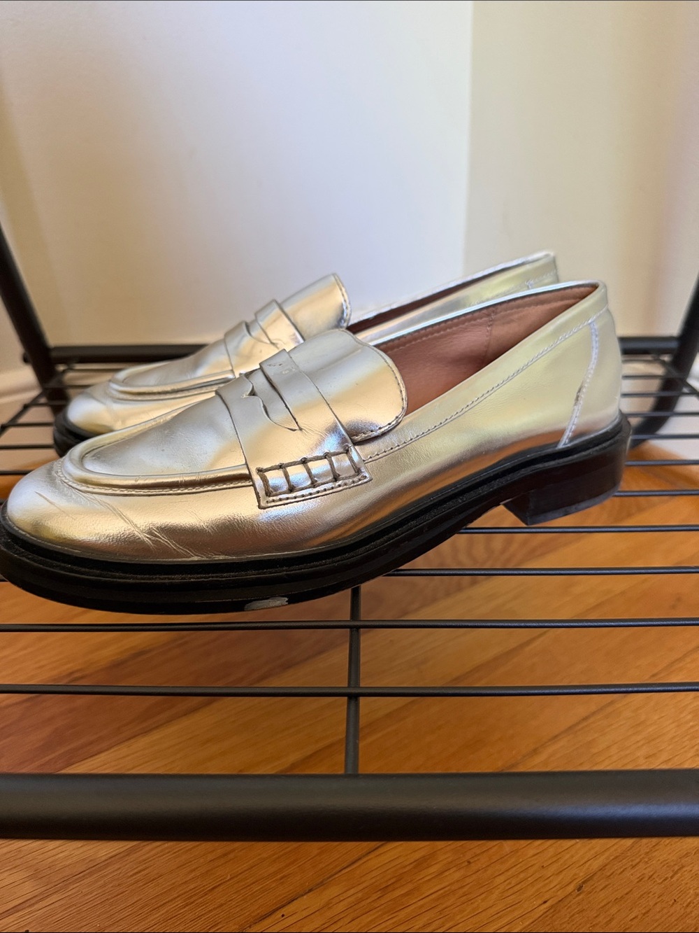 Madewell Silver Vernon Loafer - Picture 2 of 4